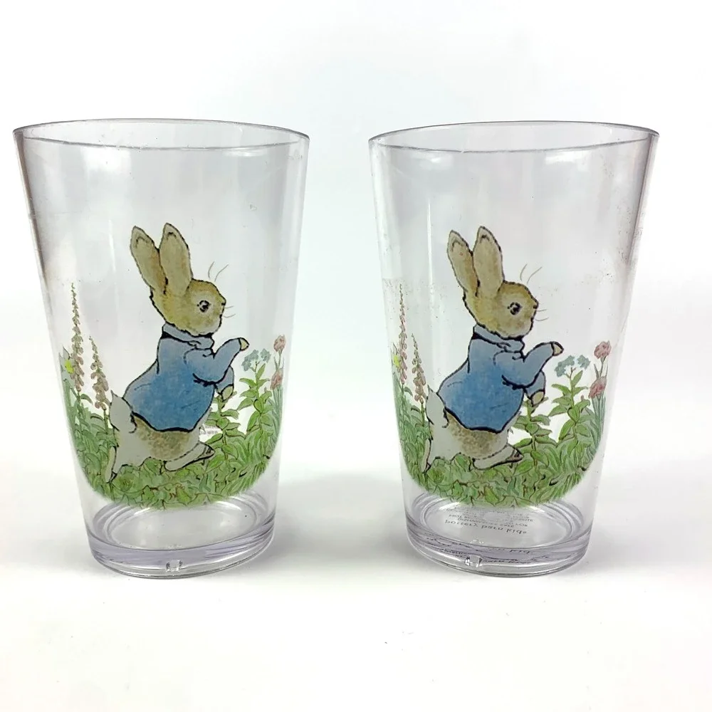 Pottery Barn Kids Peter Rabbit Set for 2 Cups 9